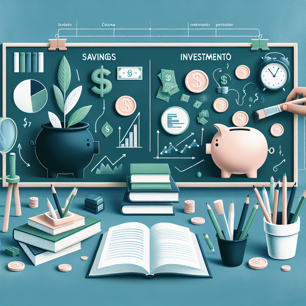 Entenda as Diferenças entre Poupança e Investimento