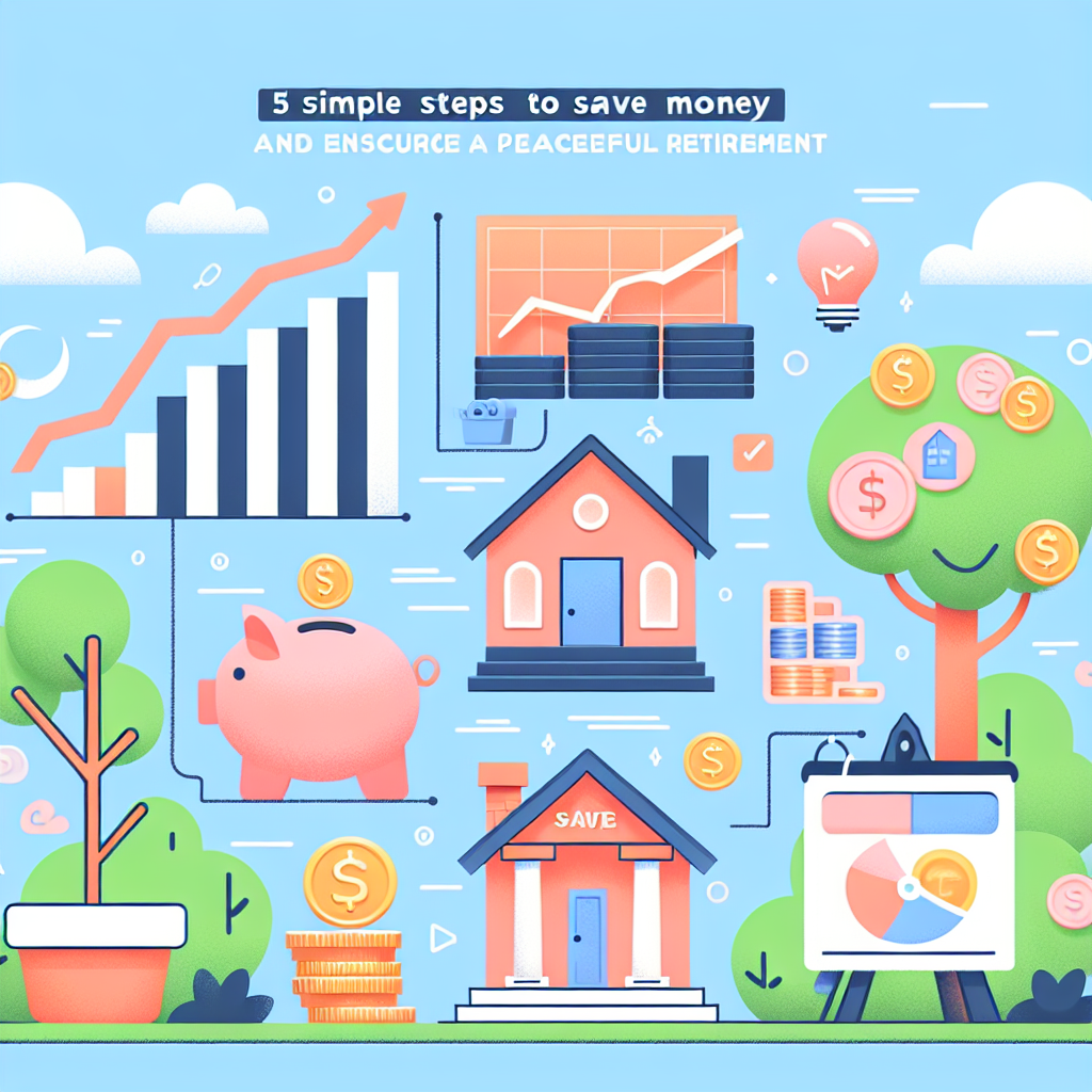 5 passos simples para economizar e garantir uma aposentadoria tranquila