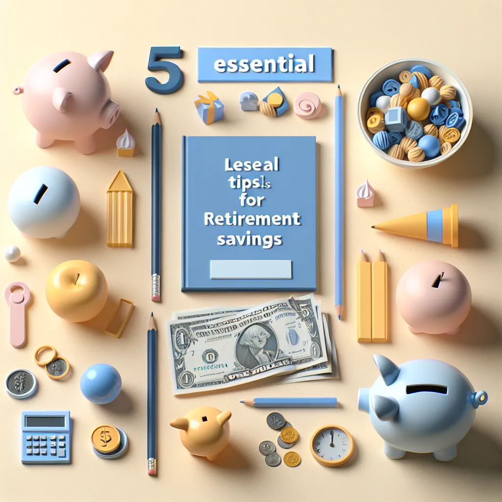 5 Dicas Essenciais para Economizar para a Aposentadoria
