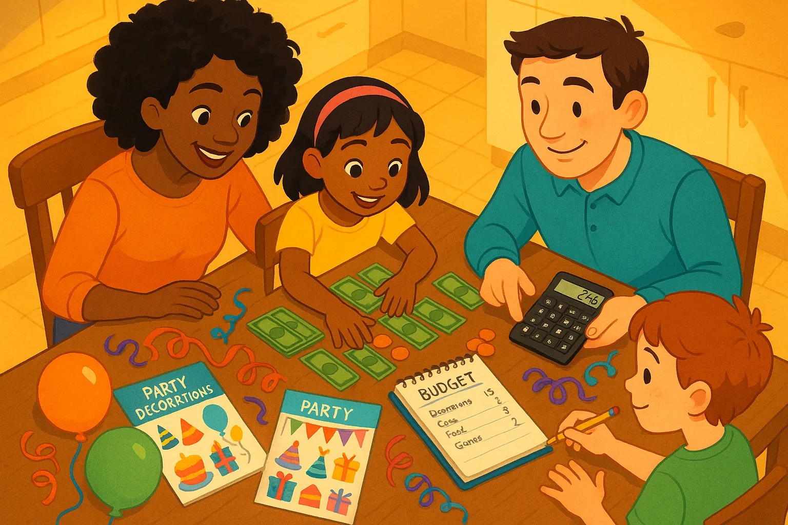 7 Fun Activities to Teach Your Child Money Management Early — 7. Party Budget: Financial Planning for Events